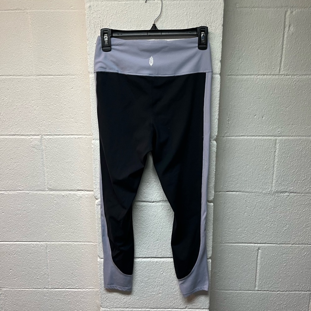 FP Movement by Free People Black and Purple Leggings. Small - Picture 2 of 5